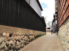Traditional narrow street in Gifu
