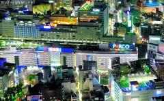 Ikebukuro bird's-eye night view, the first Parco store