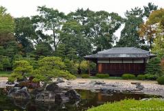Kyoto Nijo castle Seiryu-en garden