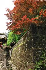 The walls of  Rinno-ji Temple