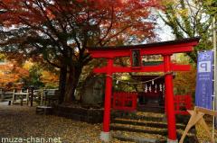 Simply beautiful Japanese scenes, autumn leaves at Saruhashi