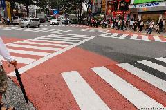 Scramble crossing in Shibuya
