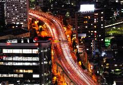 Tokyo Expressways at night