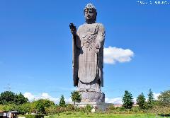 The third tallest statue in the world, Ushiku Daibutsu