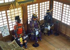 Samurai armors at Uwajima Castle
