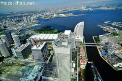 View from Yokohama Landmark Tower Observatory