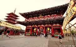 Senso-ji at dusk