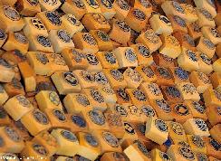 Hundreds of Kamon stamps