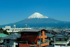 Perfect view of Mount Fuji from Shinkansen