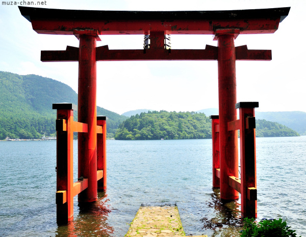 Torii on Lake Ashi, Hakone Shrine, Hakone