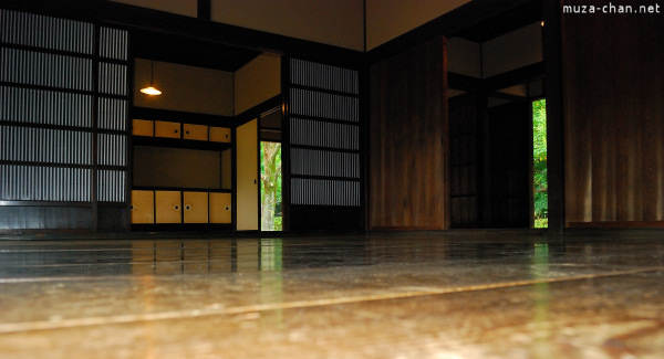 Japanese house, interior, at Edo Tokyo Open Air Museum