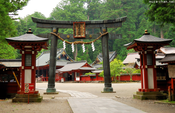 Torii at Futarasan Shrine