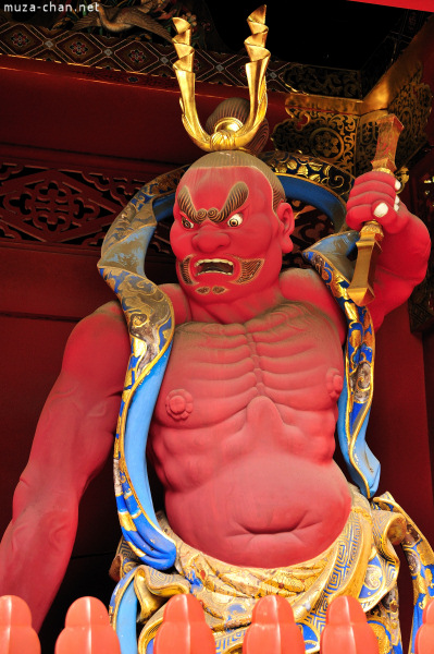 Nio (Deva King) from Niomon Gate at Mausoleum Rinno-ji