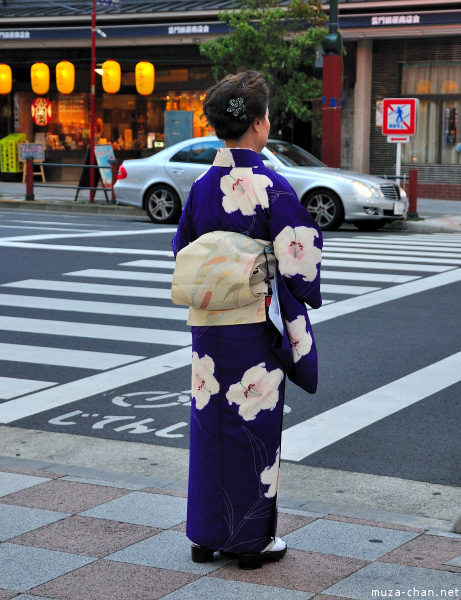 Lady in Kimono, Asakusa