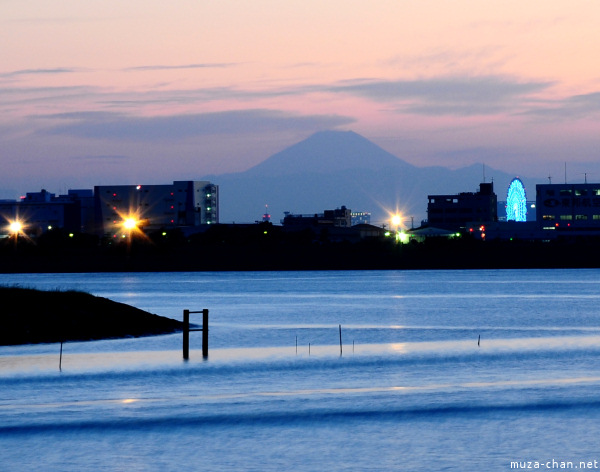 Mount Fuji, view from Kasai Rinkai Park