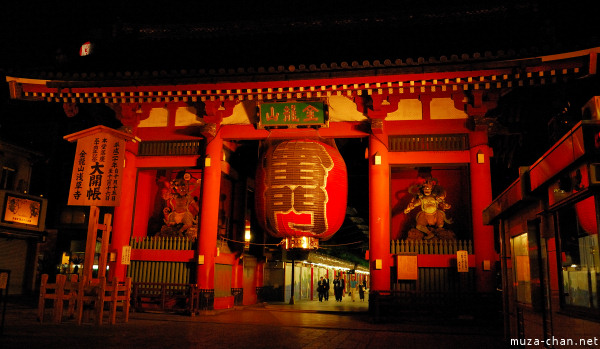 Kaminarimon Gate Senso-ji Temple Asakusa