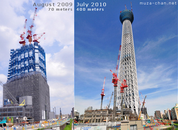 Tokyo Sky Tree July 2009 - August 2010