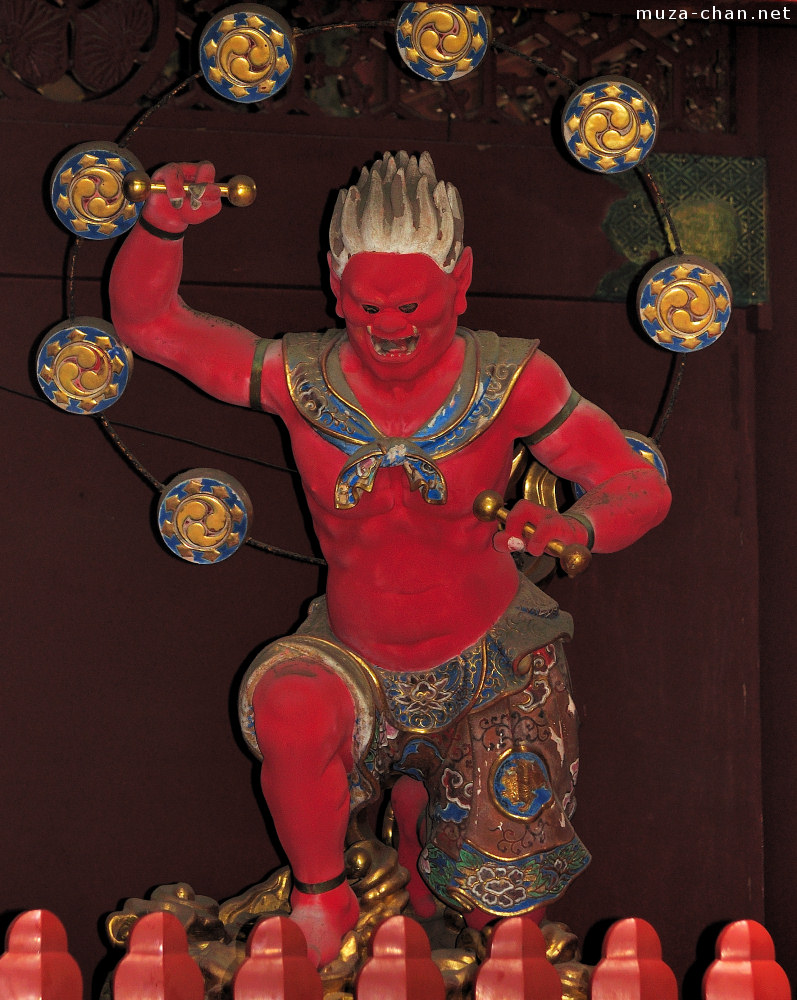 Japanese Traditions Raijin The Thunder God