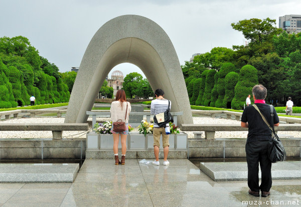 Cenotaph for the A-bomb Victims, Hiroshima Peace Memorial Park, Hiroshima