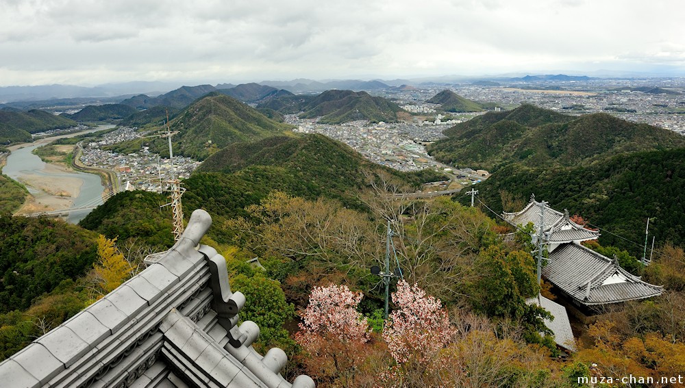 japanese mountain castle