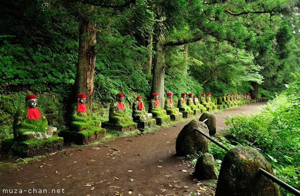 Jizo statues, Kanmangafuchi Abyss, Nikko