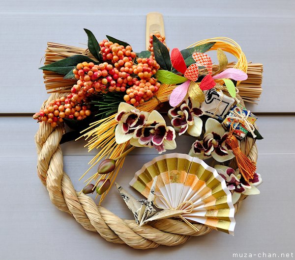 Traditional Japanese New Year Decoration, Shimakezari