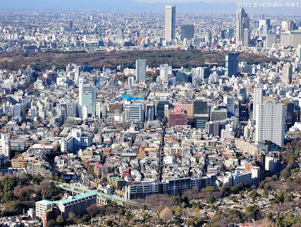 Aoyama, View from Roppongi Hills Mori Tower