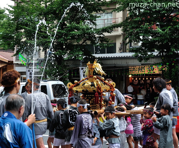 Fukagawa Hachiman Water-throwing festival, Fukagawa, Tokyo