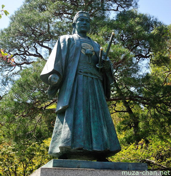 Hijikata Toshizo statue, Takahata Fudo Temple (Kongo-ji), Hino, Tokyo