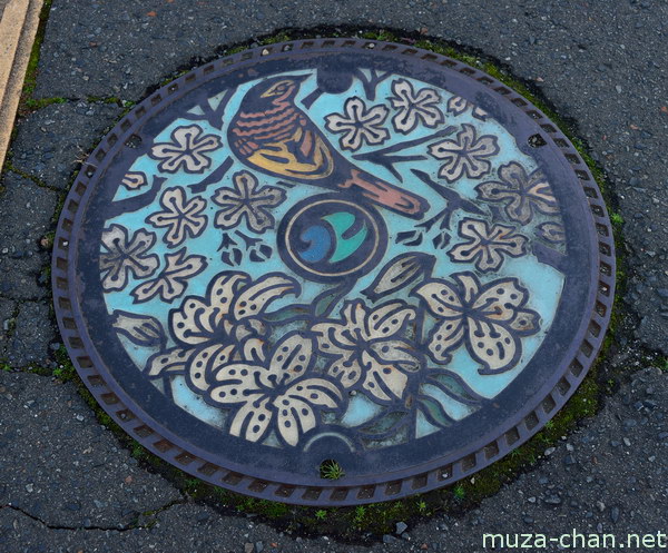 Manhole cover, Kitakami, Iwate