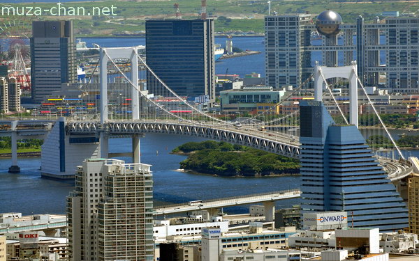Rainbow Bridge, View from Roppongi Hills Mori Tower, Tokyo