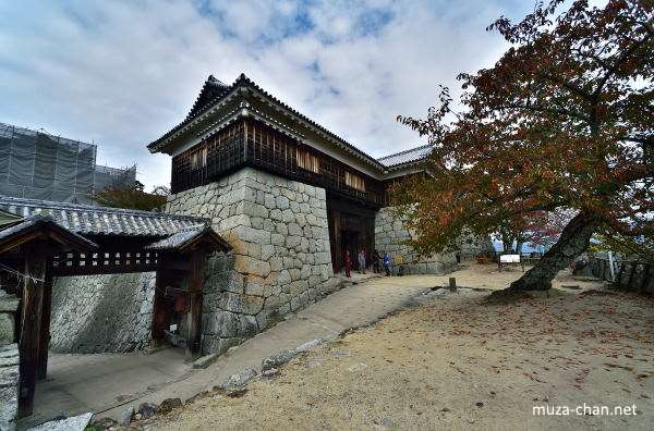 Tonashi gate, Matsuyama Castle, Matsuyama, Ehime