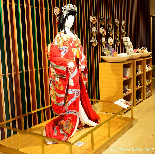 Princess Yaegaki costume from Honcho Nijushiko kabuki play, Narita airport, Narita
