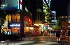 Night street scene in Akihabara