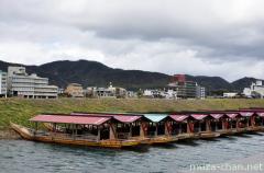 Cormorant fishing boats on Nagara River