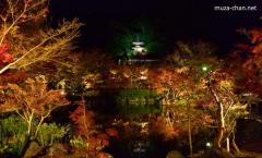 Simply beautiful Japanese scenes, Kyoto Eikando autumn leaf night illumination