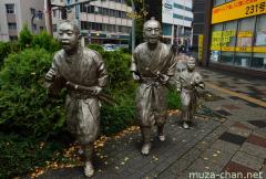 Kagoshima samurai statues
