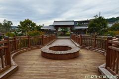 Traditional bridge over Fumoto river