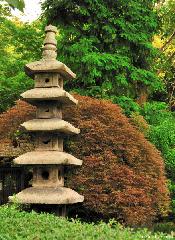 Stone Pagoda at Gotoku-ji Garden