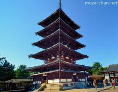 The oldest five-storied pagoda in Japan