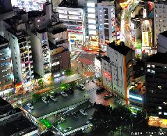 Ikebukuro Aerial Night View