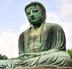 Japanese spirituality, the Great Buddha of Kamakura meditation mudra