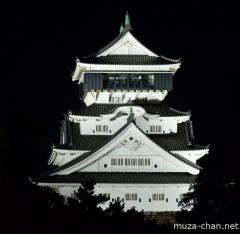 Black and white Kokura castle