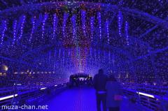 Kokura Christmas illumination, Ogai Bridge Illumination tunnel