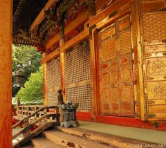 Golden decorations at Toshogu Shrine, Ueno, Tokyo