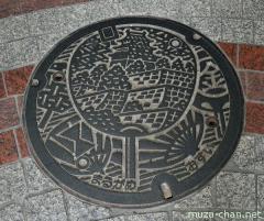 Marugame Castle Manhole Cover