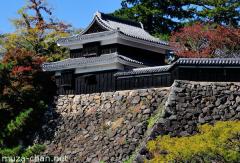 Matsue castle Taiko Yagura and moat