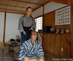 Edo style barbershop