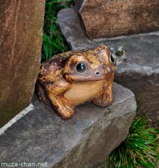 Matsuo Basho frog statue