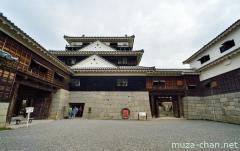 Matsuyama Castle courtyard